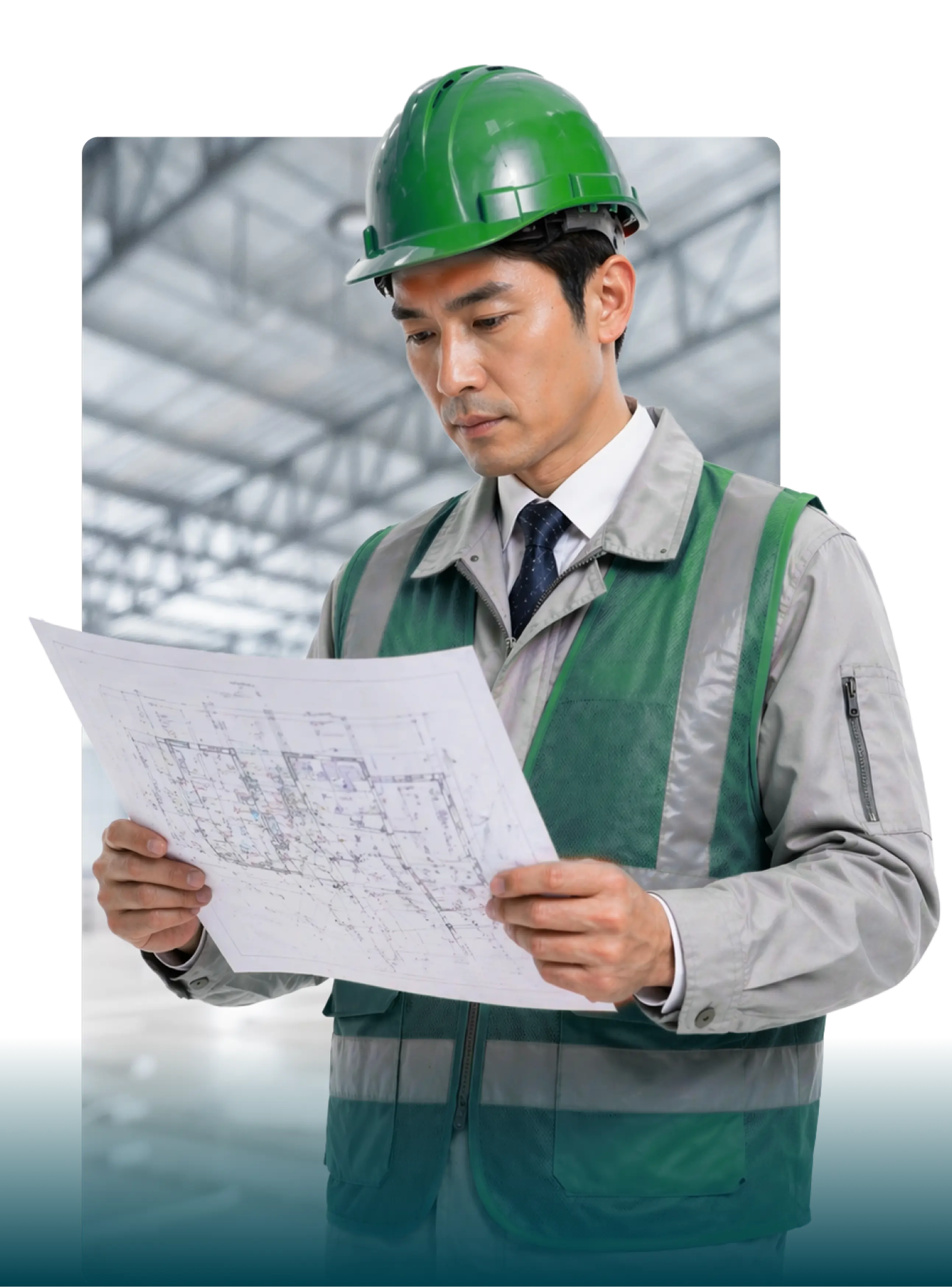 Why Work with SCDC SCDC engineer reviewing project blueprints